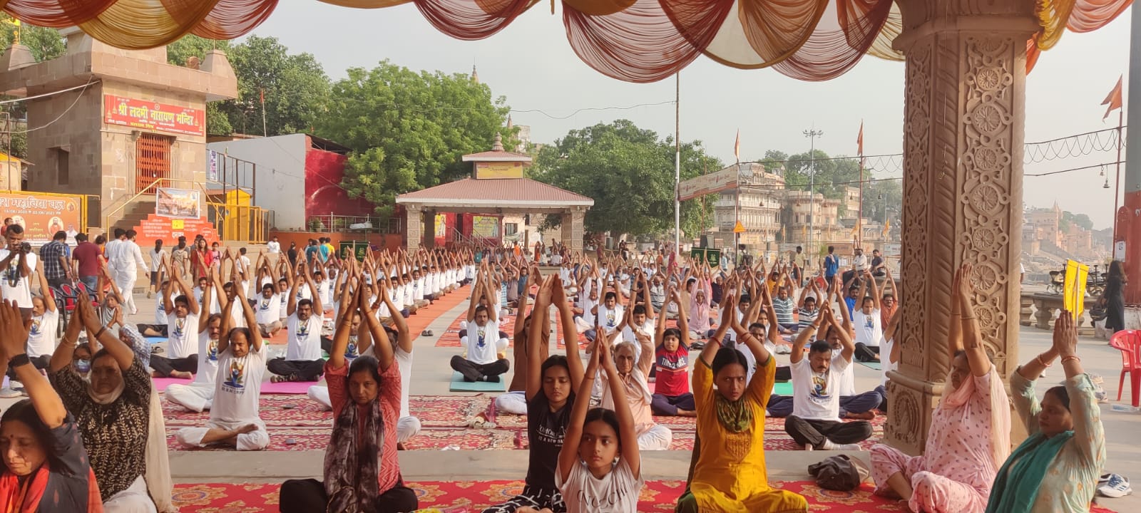 Yoga by the Ganges